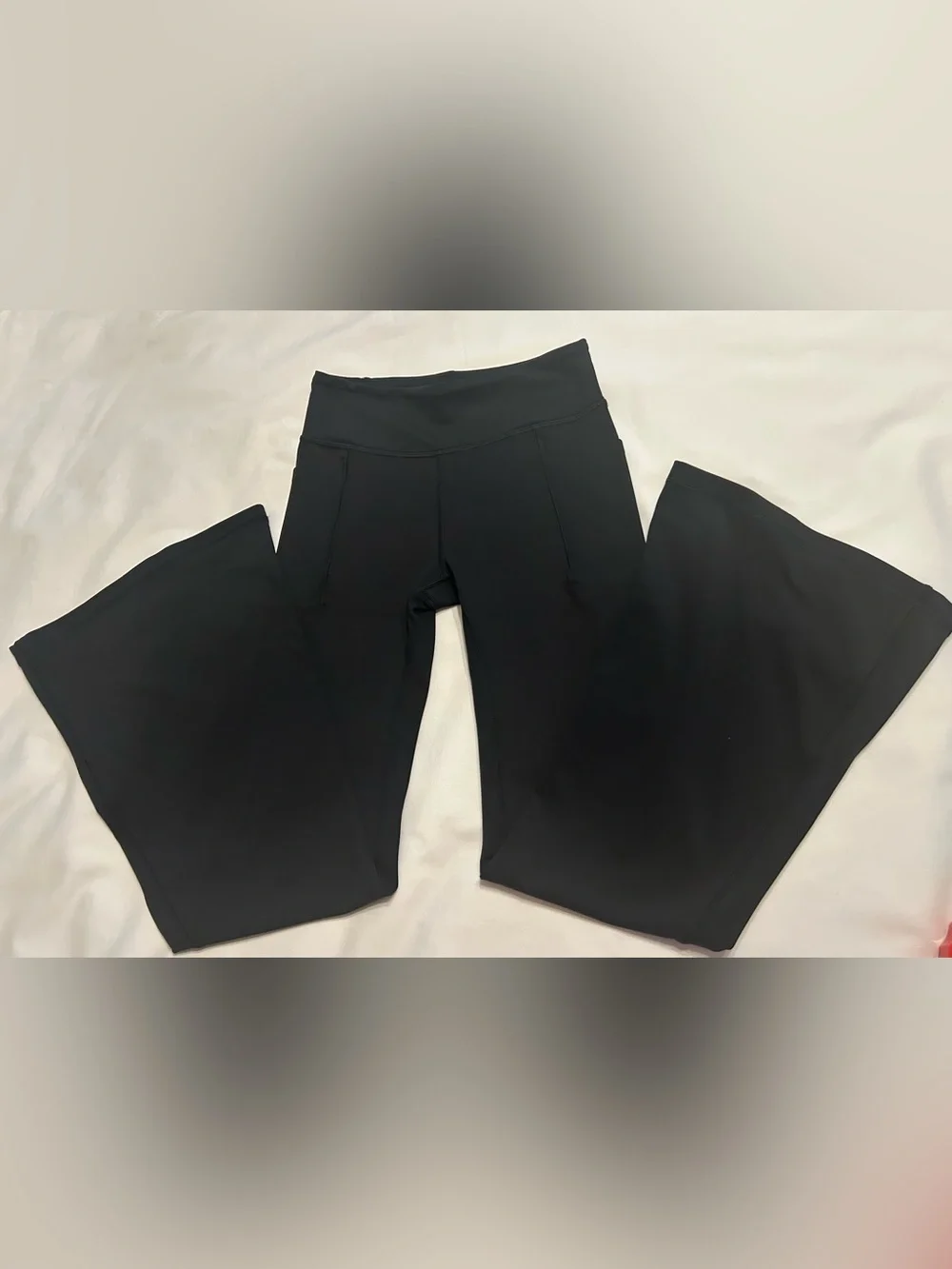 Athleta Girls Stash Your Treasures Ultra Flare Pants Black Size M8-10